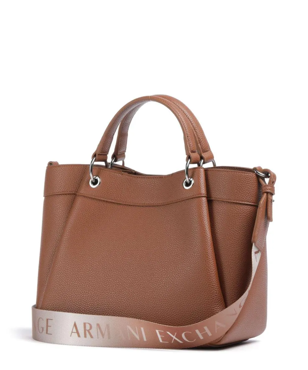 Wave M Handbag imitation leather brown