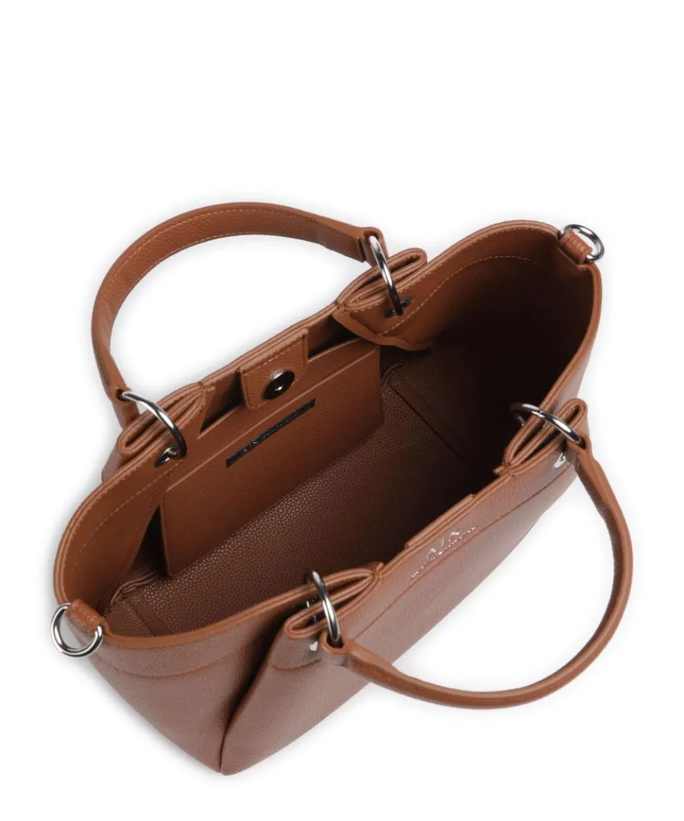 Wave M Handbag imitation leather brown