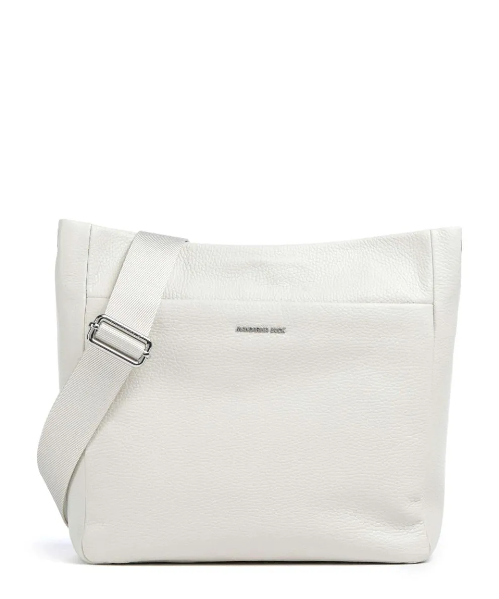 Mellow Leather Shoulder bag grained calfskin cream