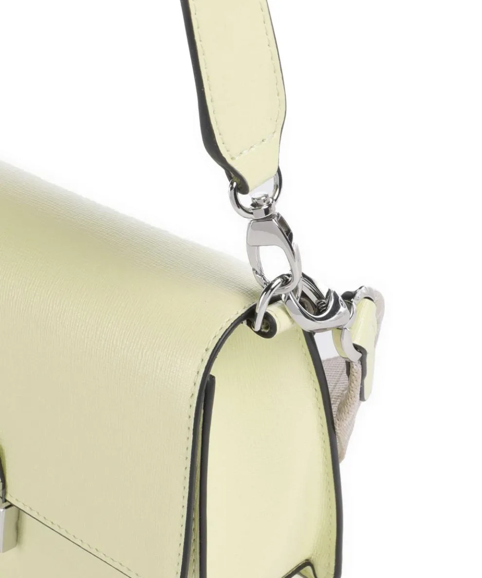 Super Star Shoulder bag saffiano cow leather yellow green