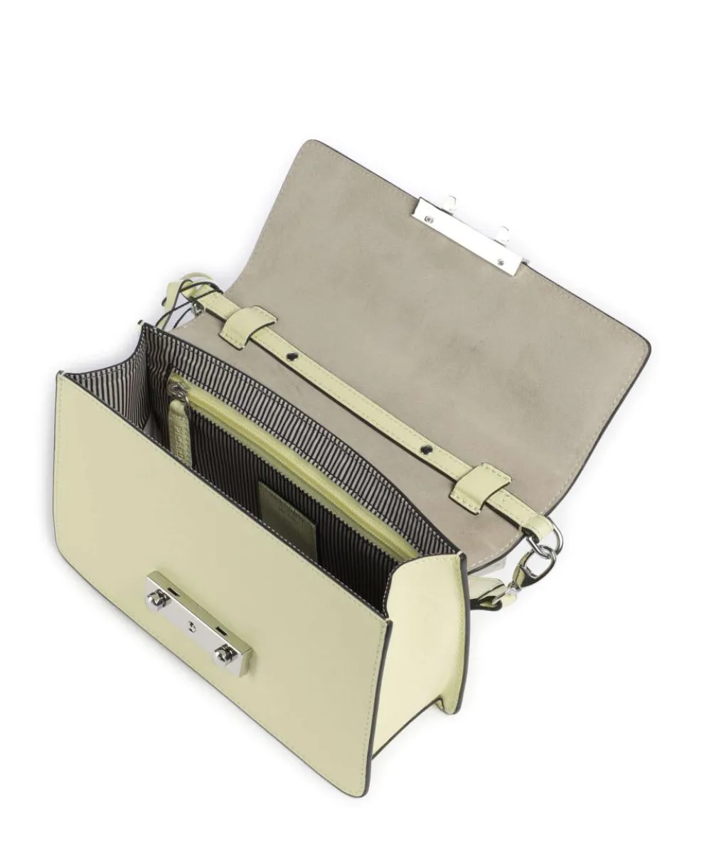 Super Star Shoulder bag saffiano cow leather yellow green