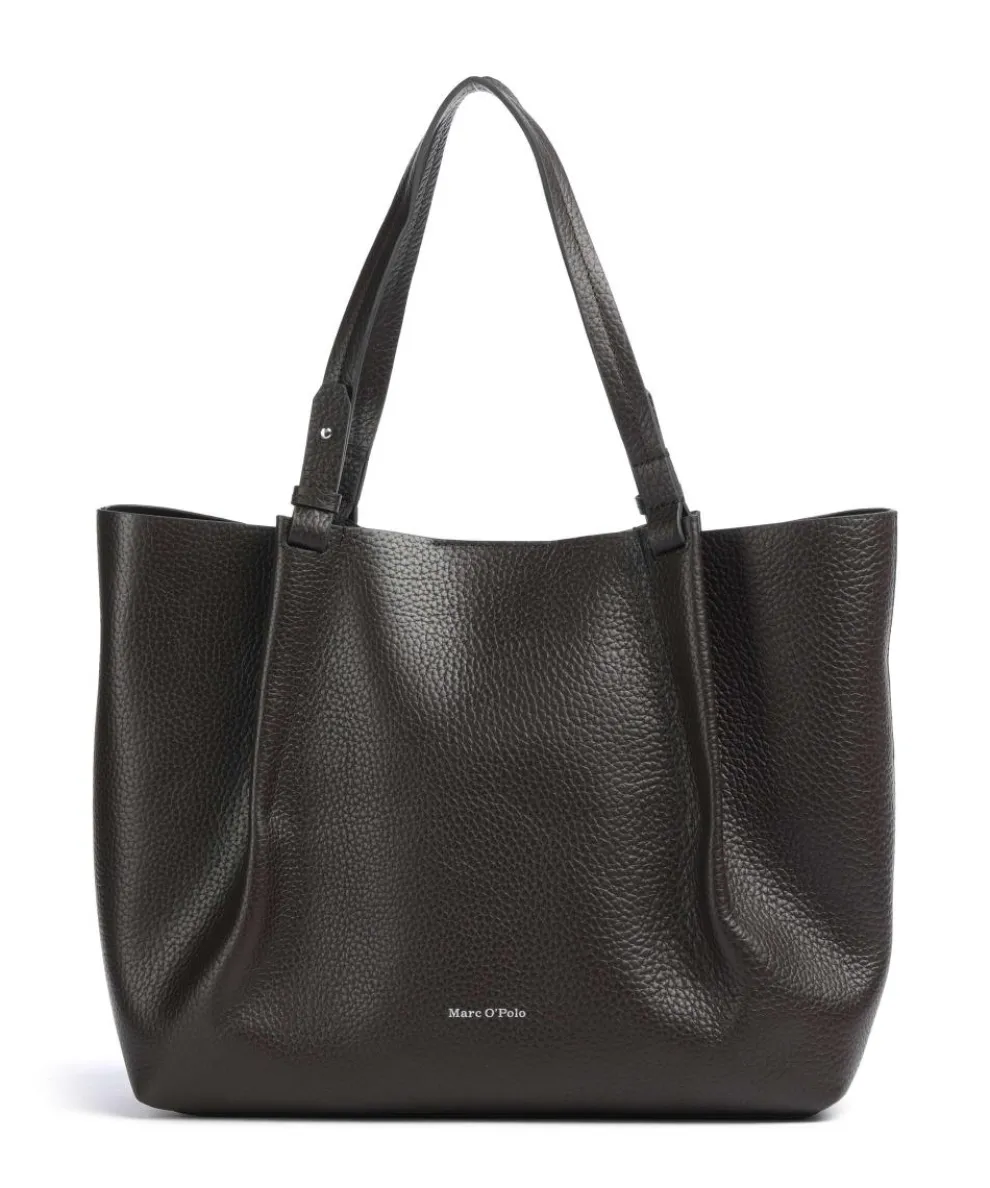 Bellar M Tote bag grained cow leather dark brown
