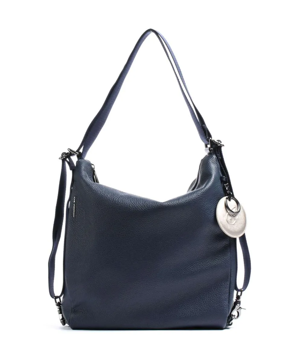 Mellow Leather Backpack bag grained calfskin navy