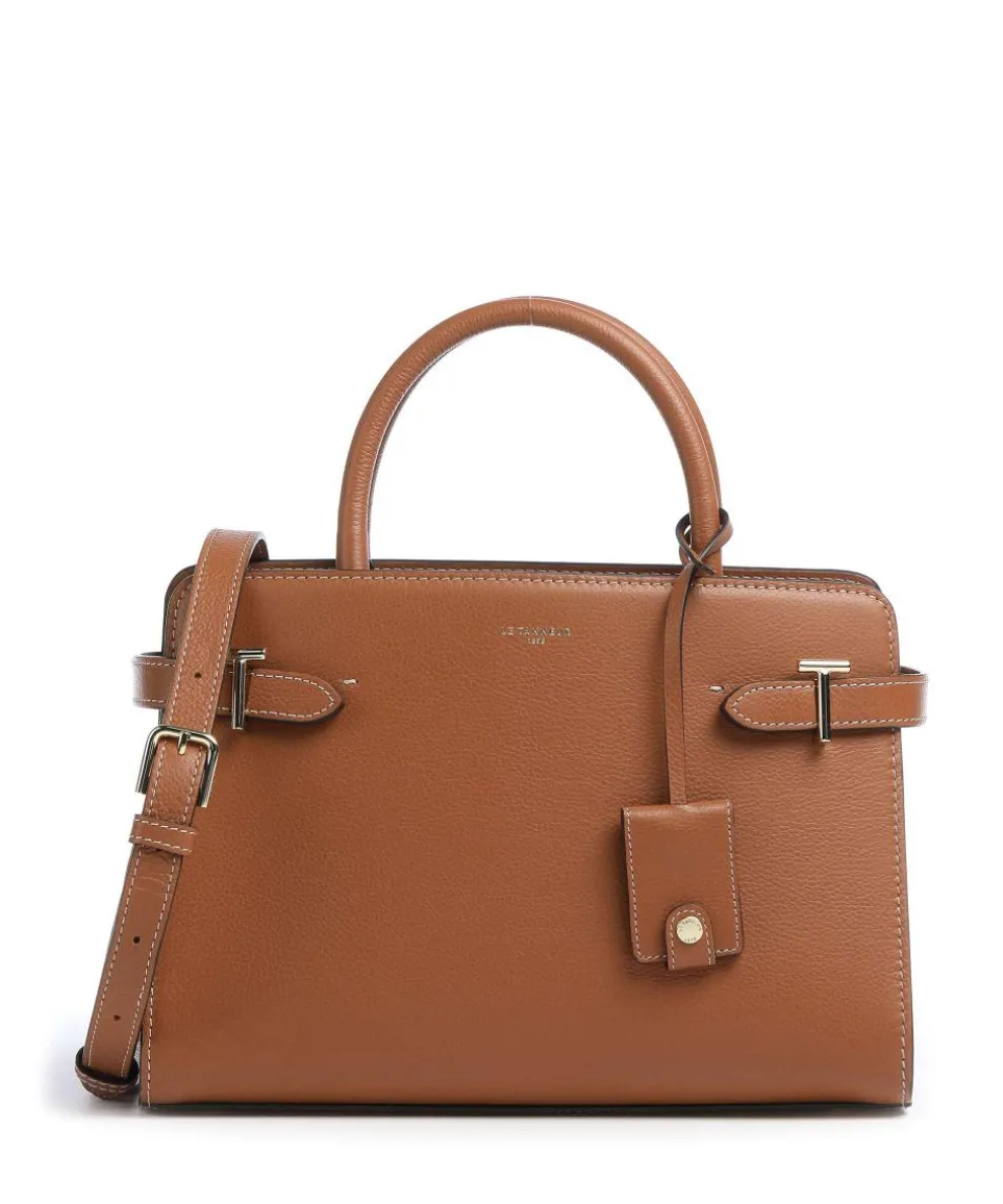 Emilie Handbag grained cow leather tan