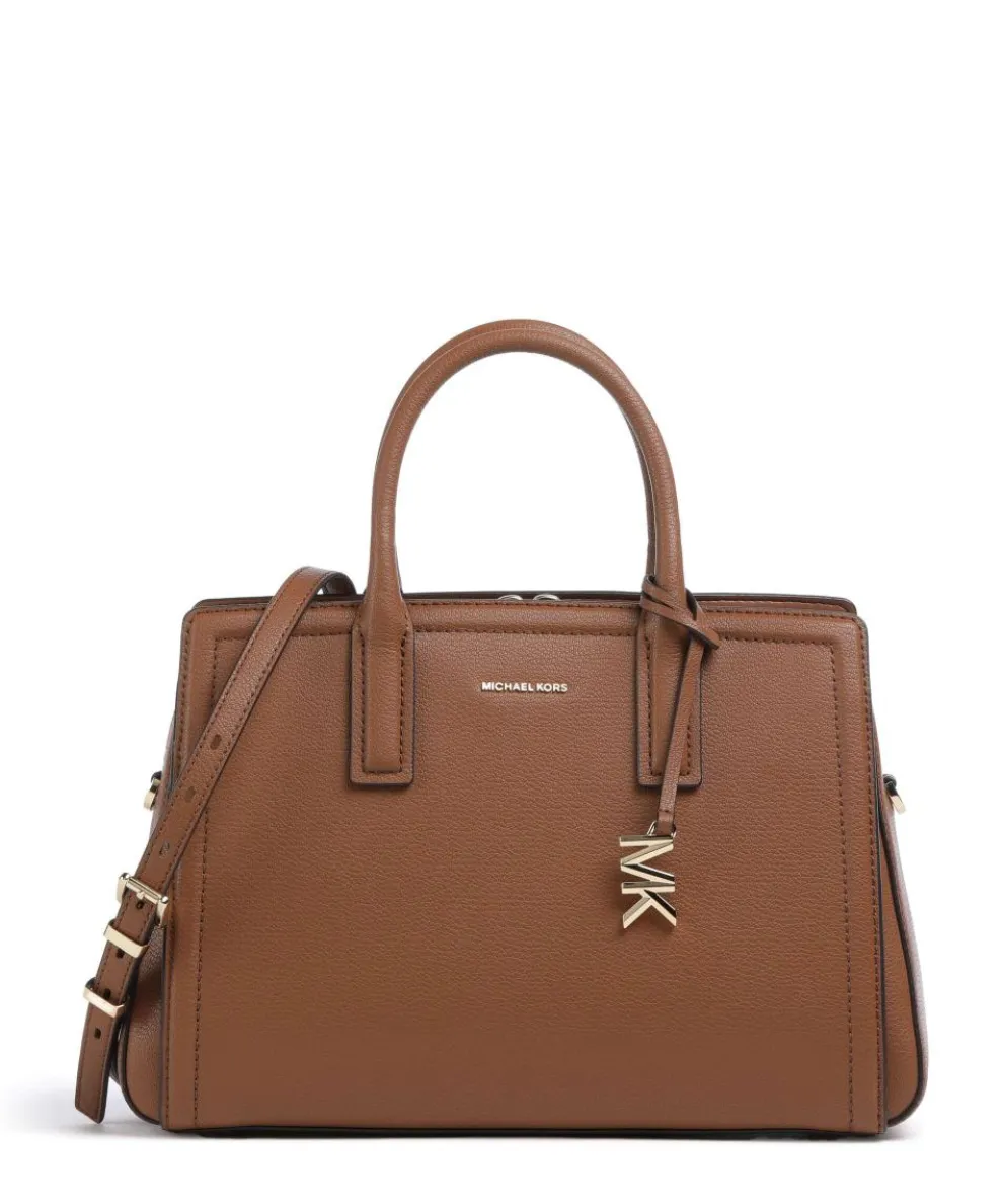 Laila Handbag grained cow leather brown