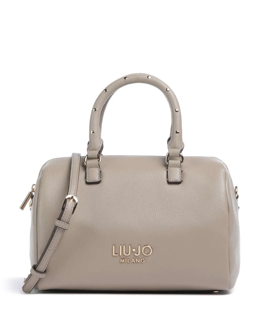 Evrim S Handbag imitation leather taupe