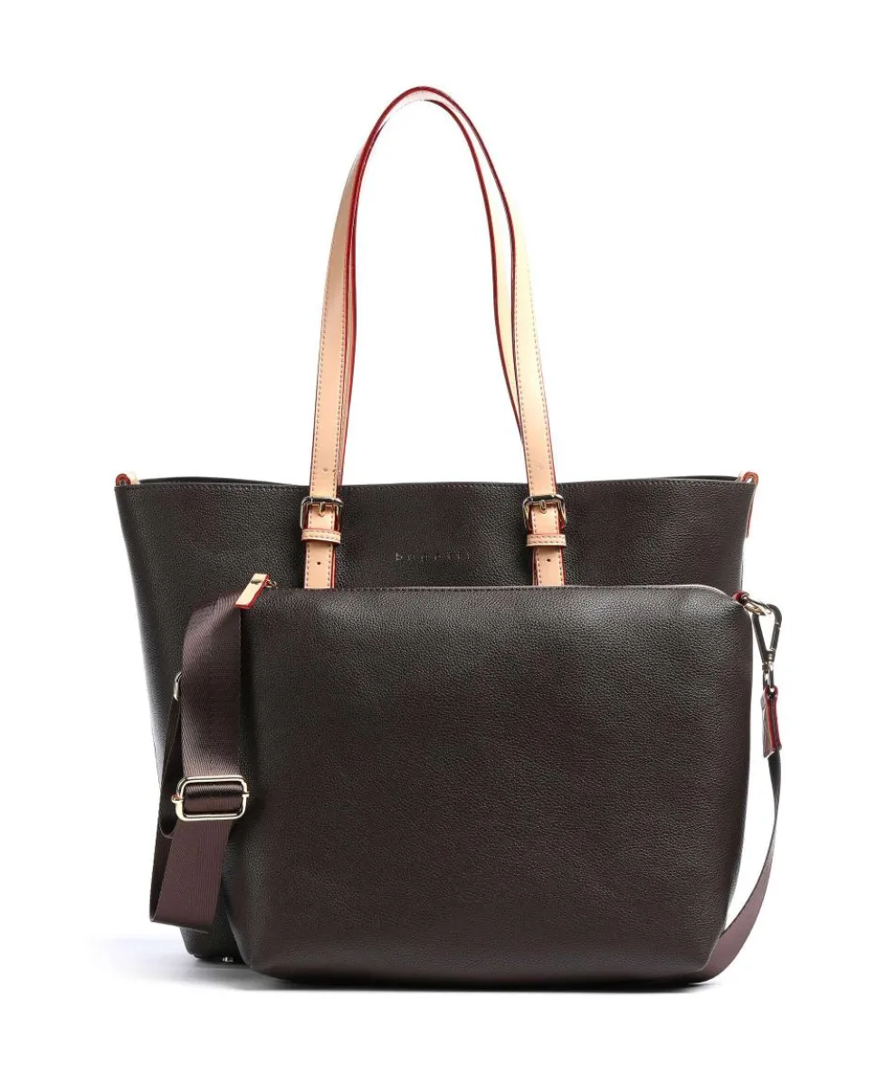 Ella Tote bag imitation leather dark brown