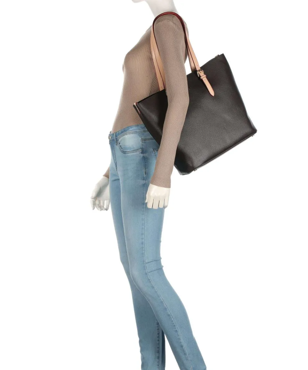 Ella Tote bag imitation leather dark brown