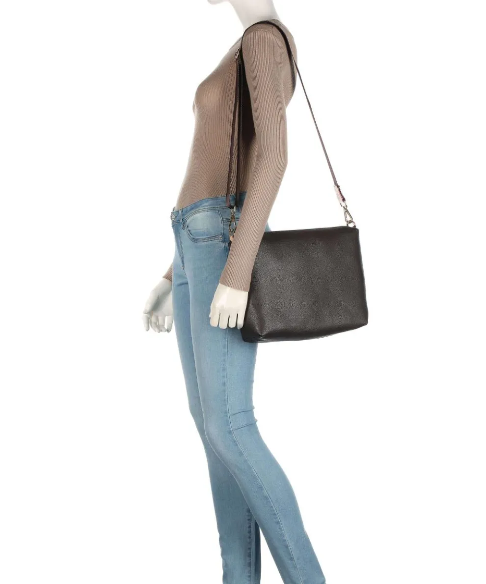 Ella Tote bag imitation leather dark brown