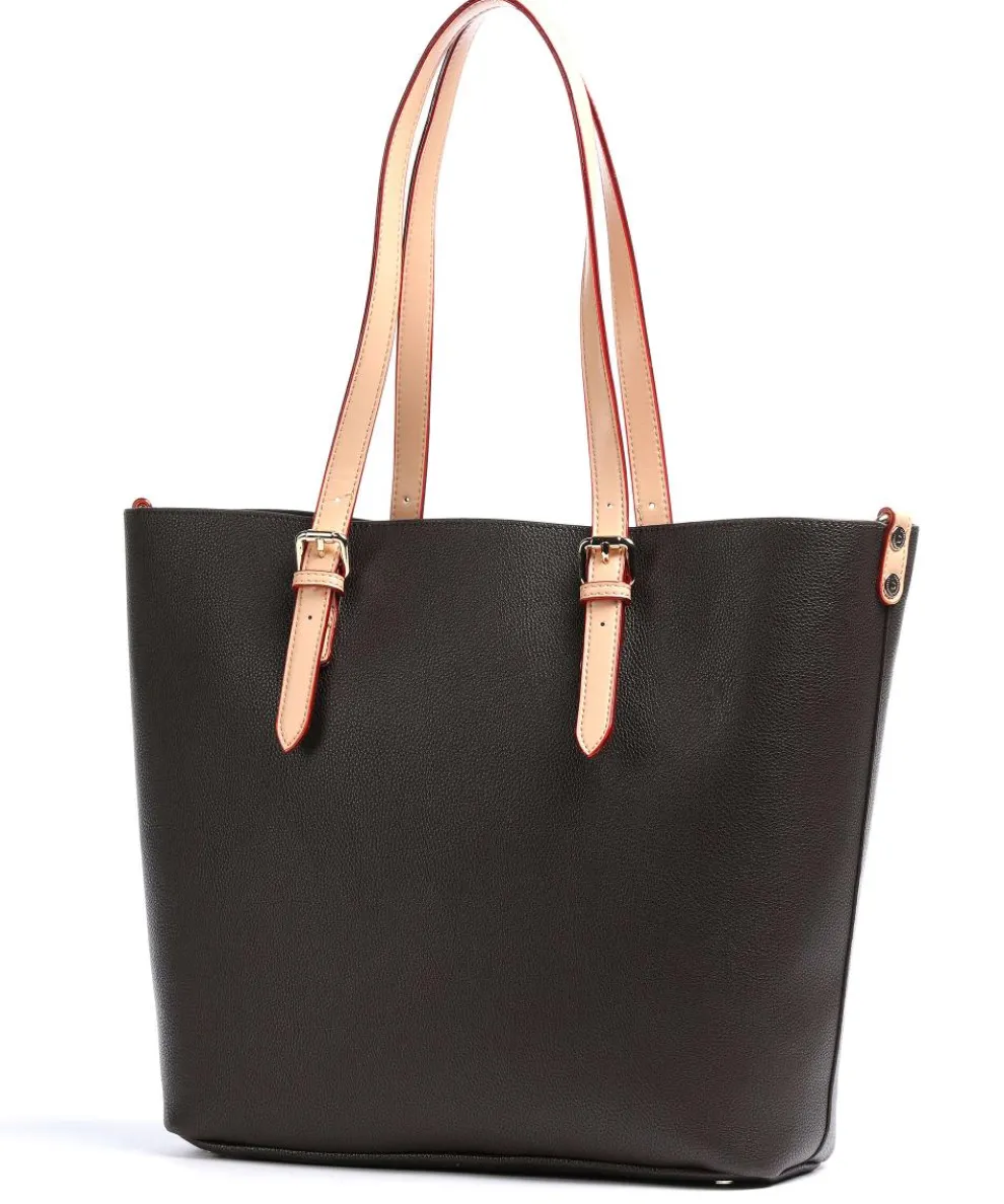 Ella Tote bag imitation leather dark brown
