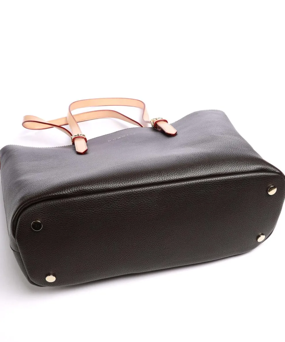 Ella Tote bag imitation leather dark brown