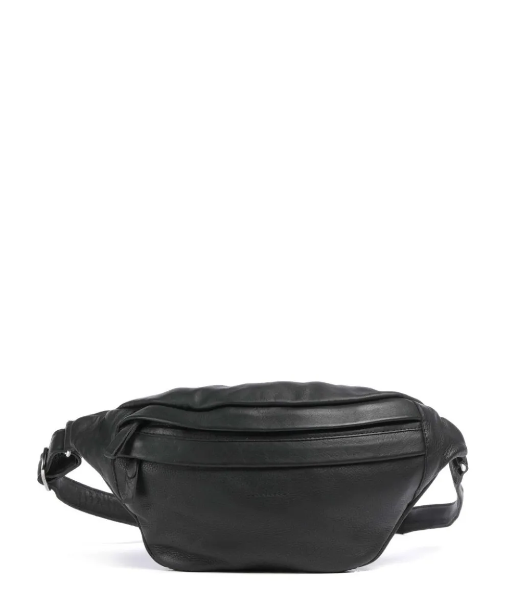Basic Crossbody bag buffalo leather black
