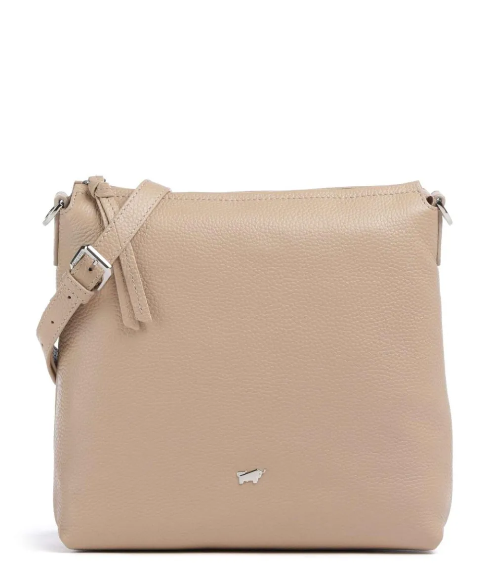 Hanna Crossbody bag grained cow leather beige