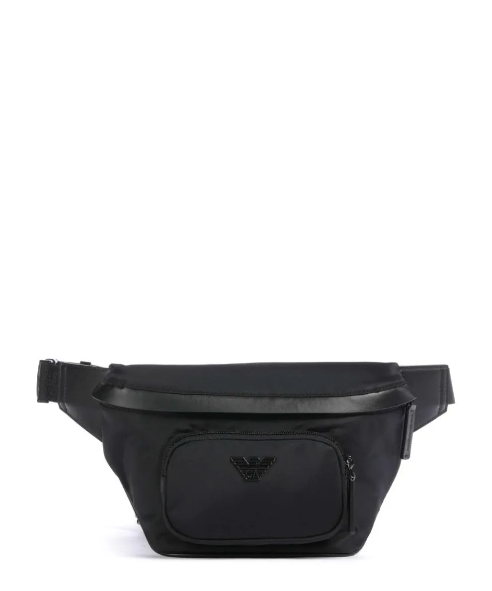 Recycled Nylon Fanny pack recycled nylon black