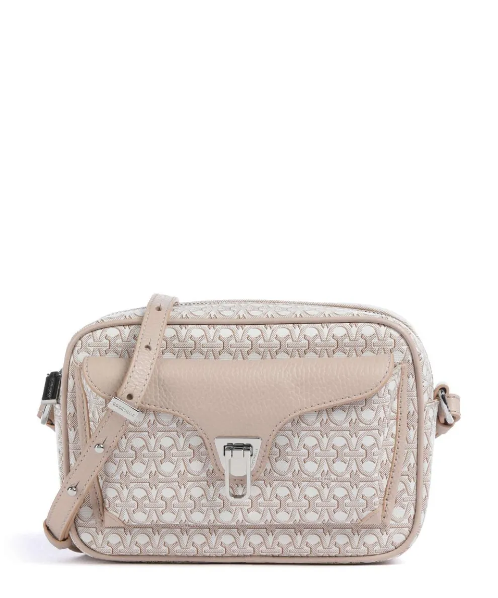 Beat Monogram Crossbody bag cotton white