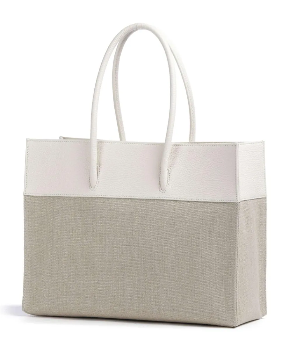 Myrtha Tote bag canvas nature/white