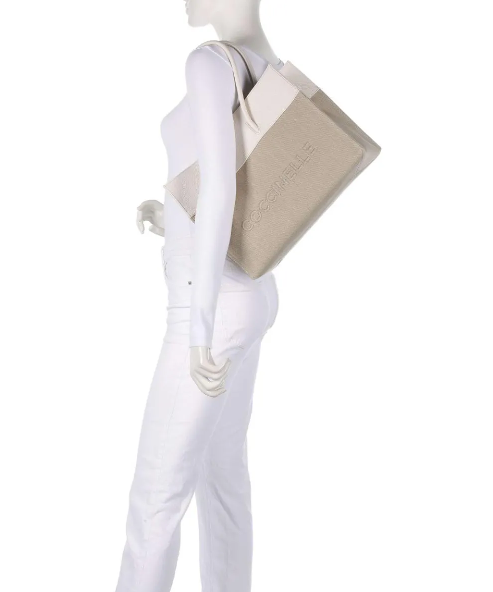 Myrtha Tote bag canvas nature/white