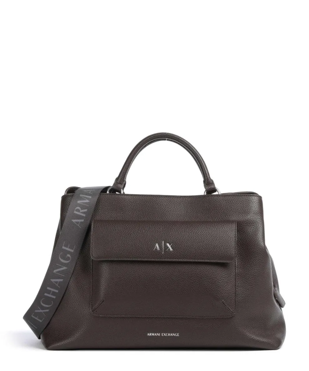 Nicole L Handbag imitation leather dark brown