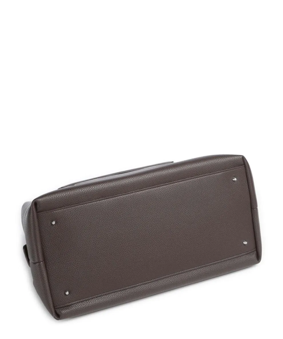 Nicole L Handbag imitation leather dark brown