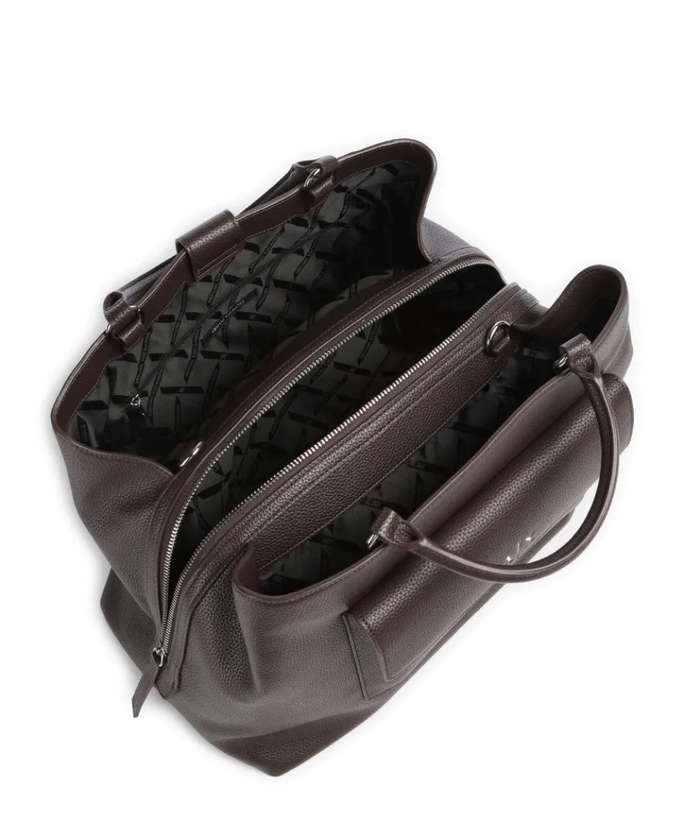 Nicole L Handbag imitation leather dark brown