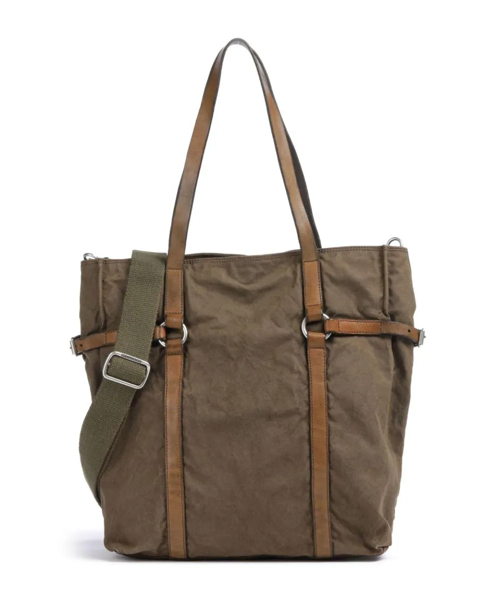 Tote bag cotton olive-green
