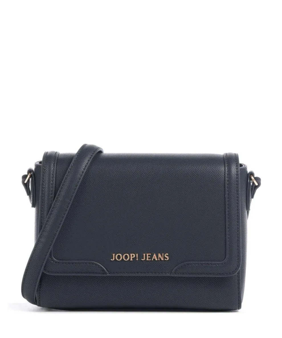 Jeans Cornice Lorena Crossbody bag imitation leather dark blue