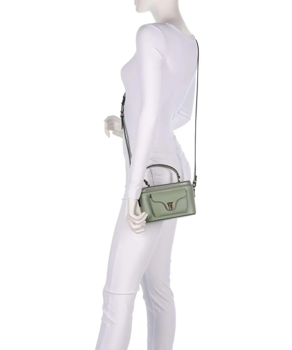 Beat Generation Crossbody bag grained cow leather greygreen