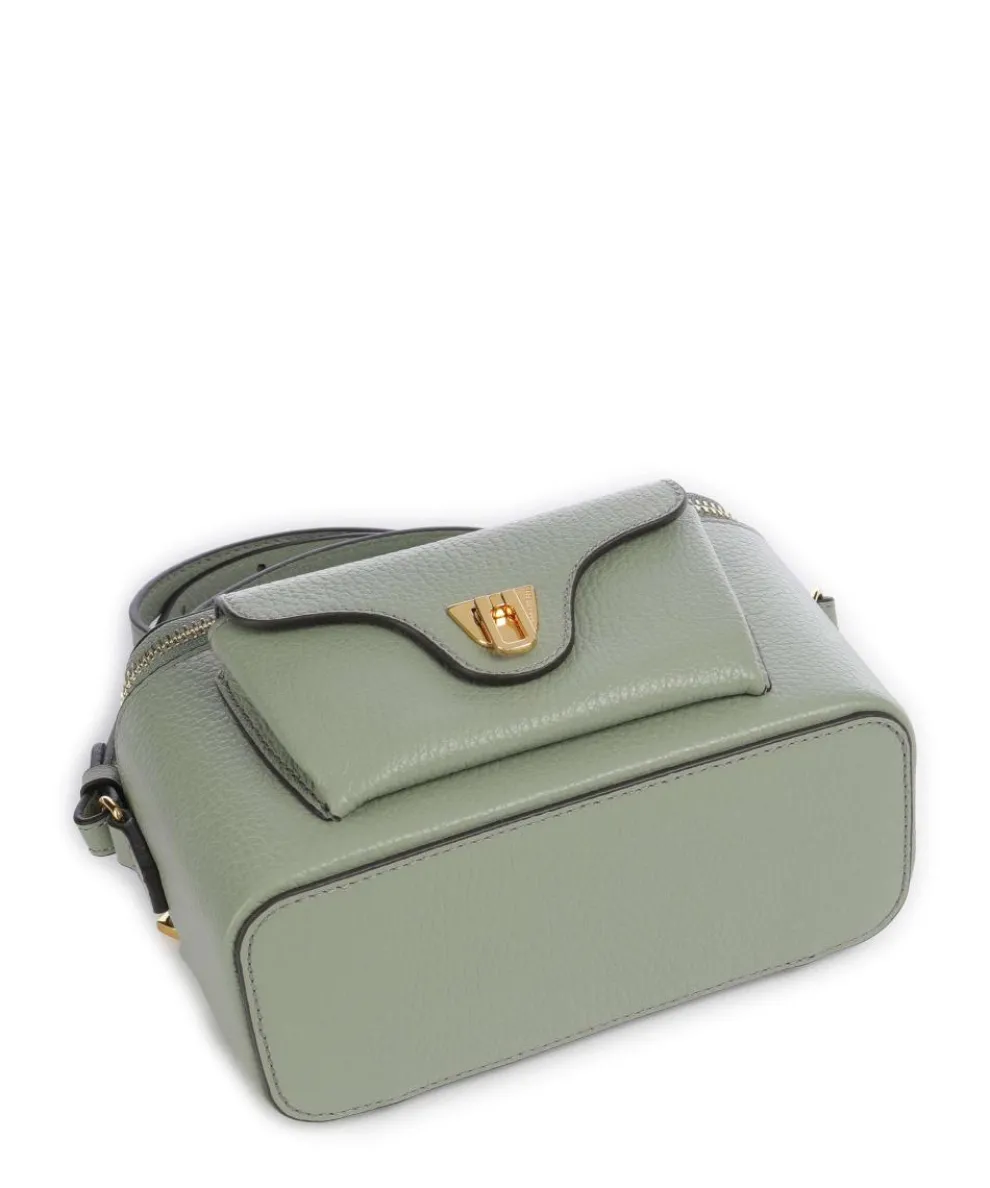 Beat Generation Crossbody bag grained cow leather greygreen