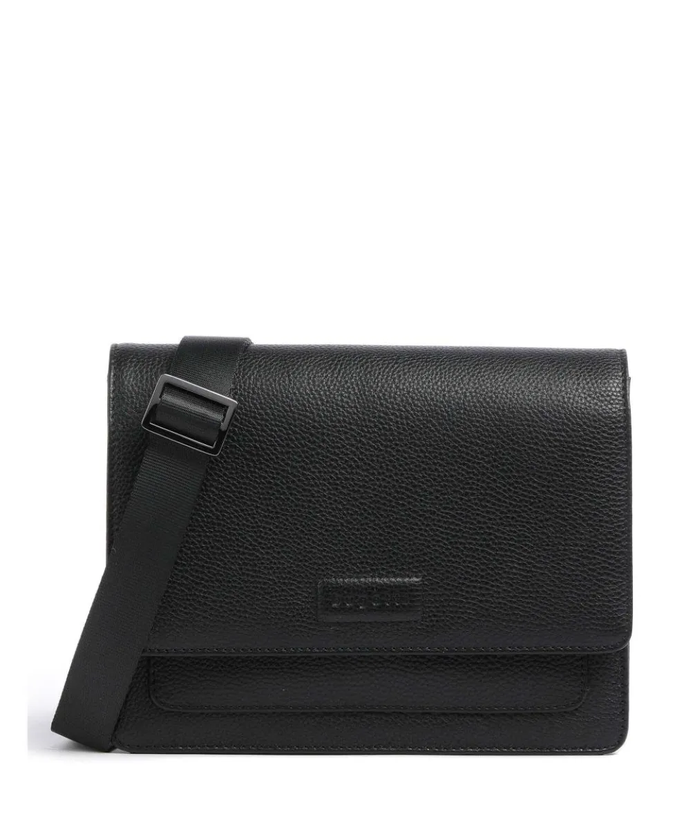 Elsa Crossbody bag grained cow leather black