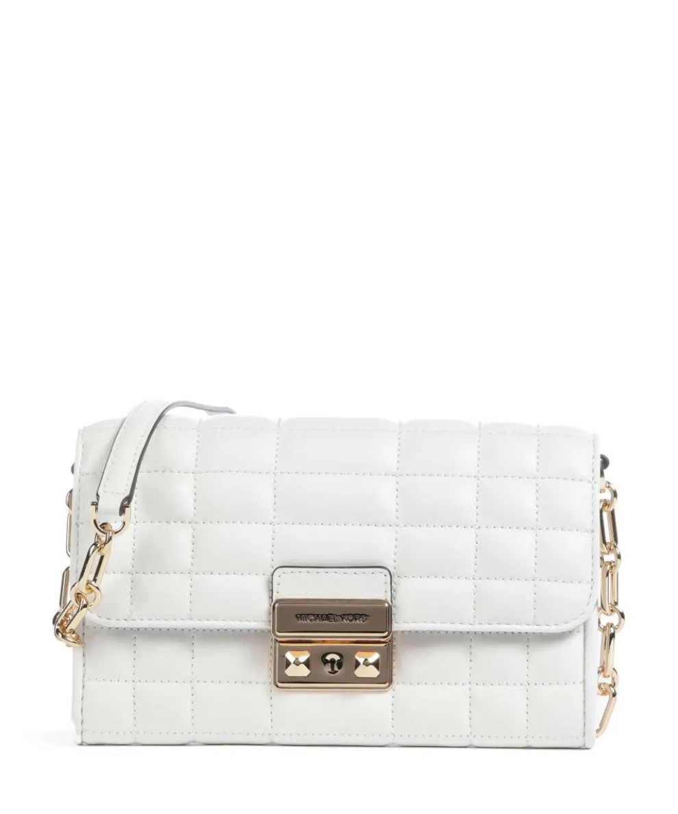 Tribeca Crossbody bag lamb leather white