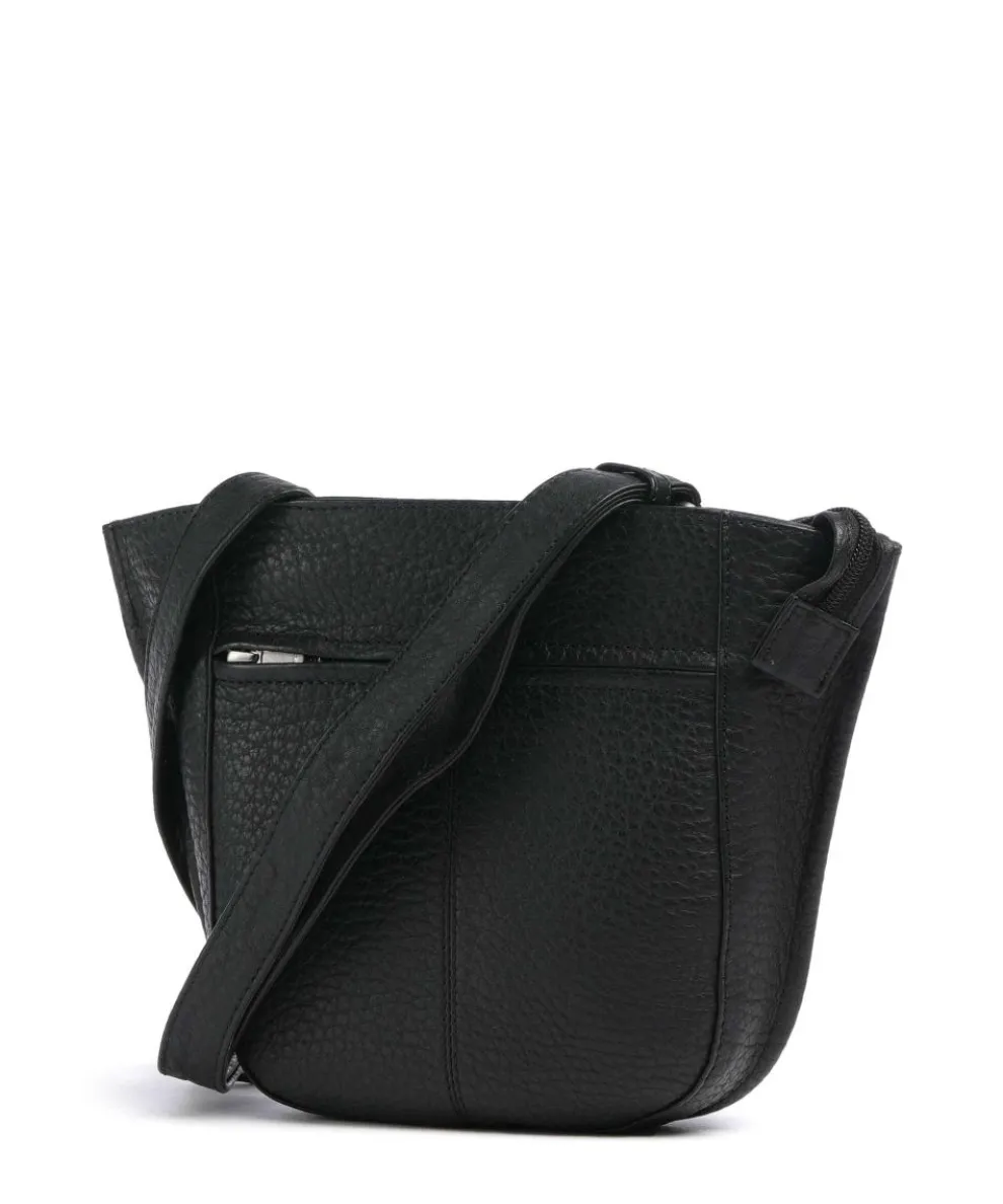 Boston Lorna Crossbody bag grained leather black