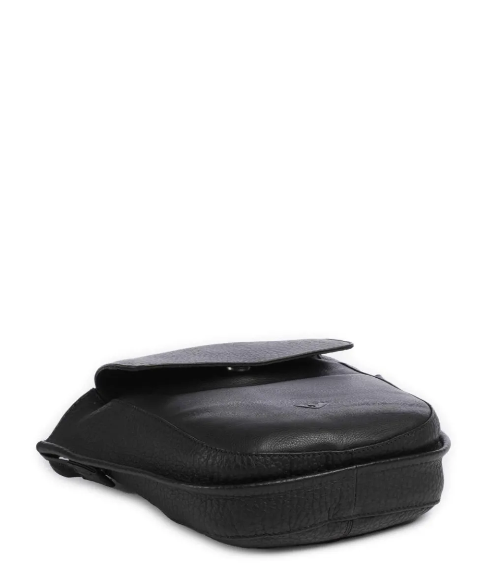 Boston Lorna Crossbody bag grained leather black