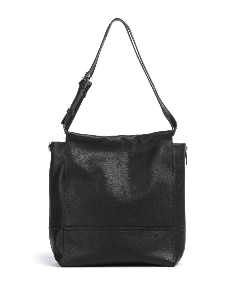 Lou 2 3D Leather M Tote bag grained leather black