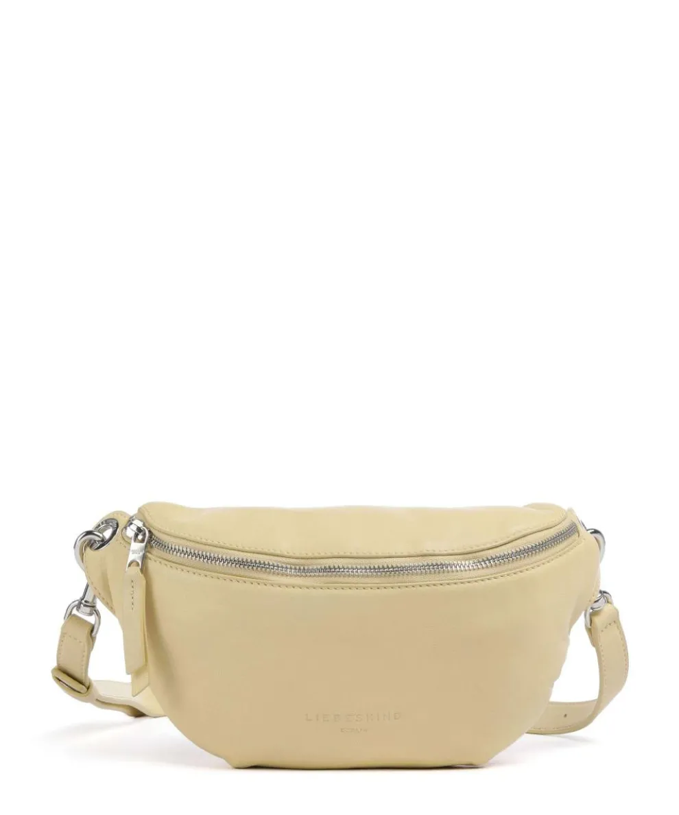 Tavia Sheep Natural Fanny pack sheepskin leather vanilla yellow
