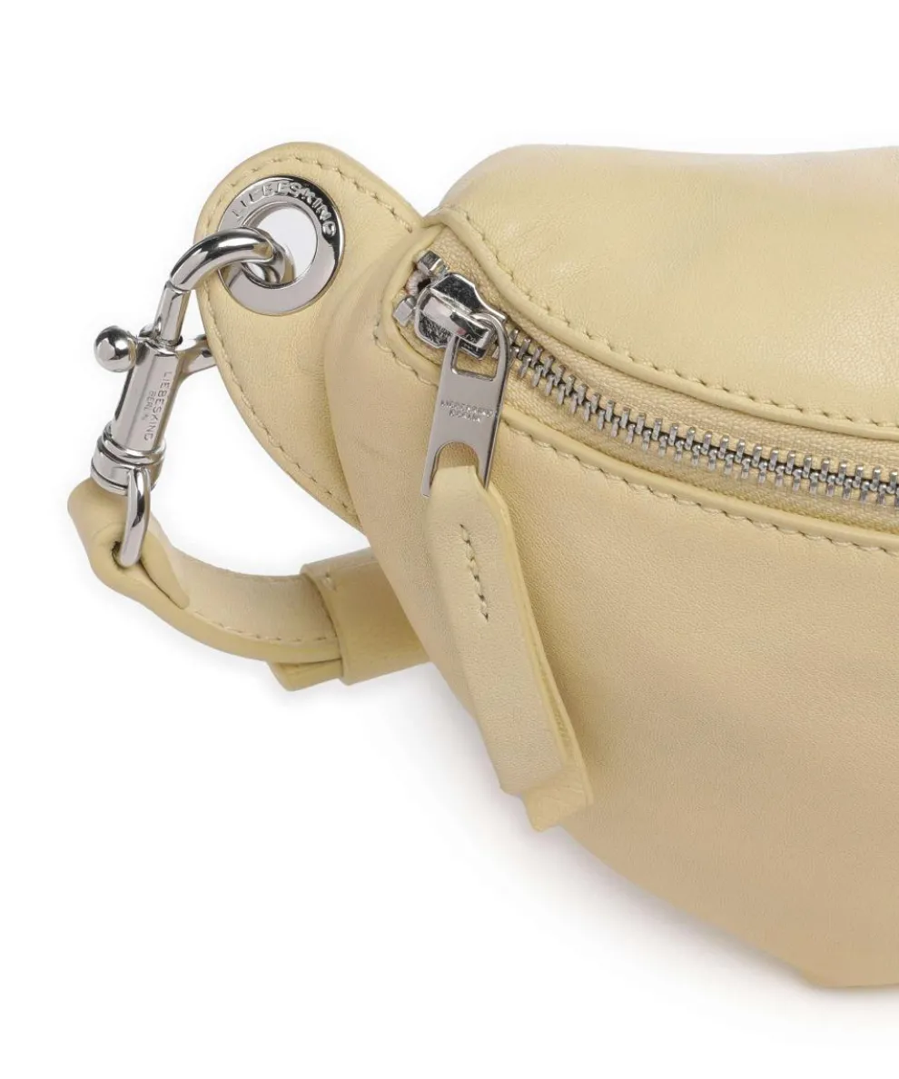Tavia Sheep Natural Fanny pack sheepskin leather vanilla yellow