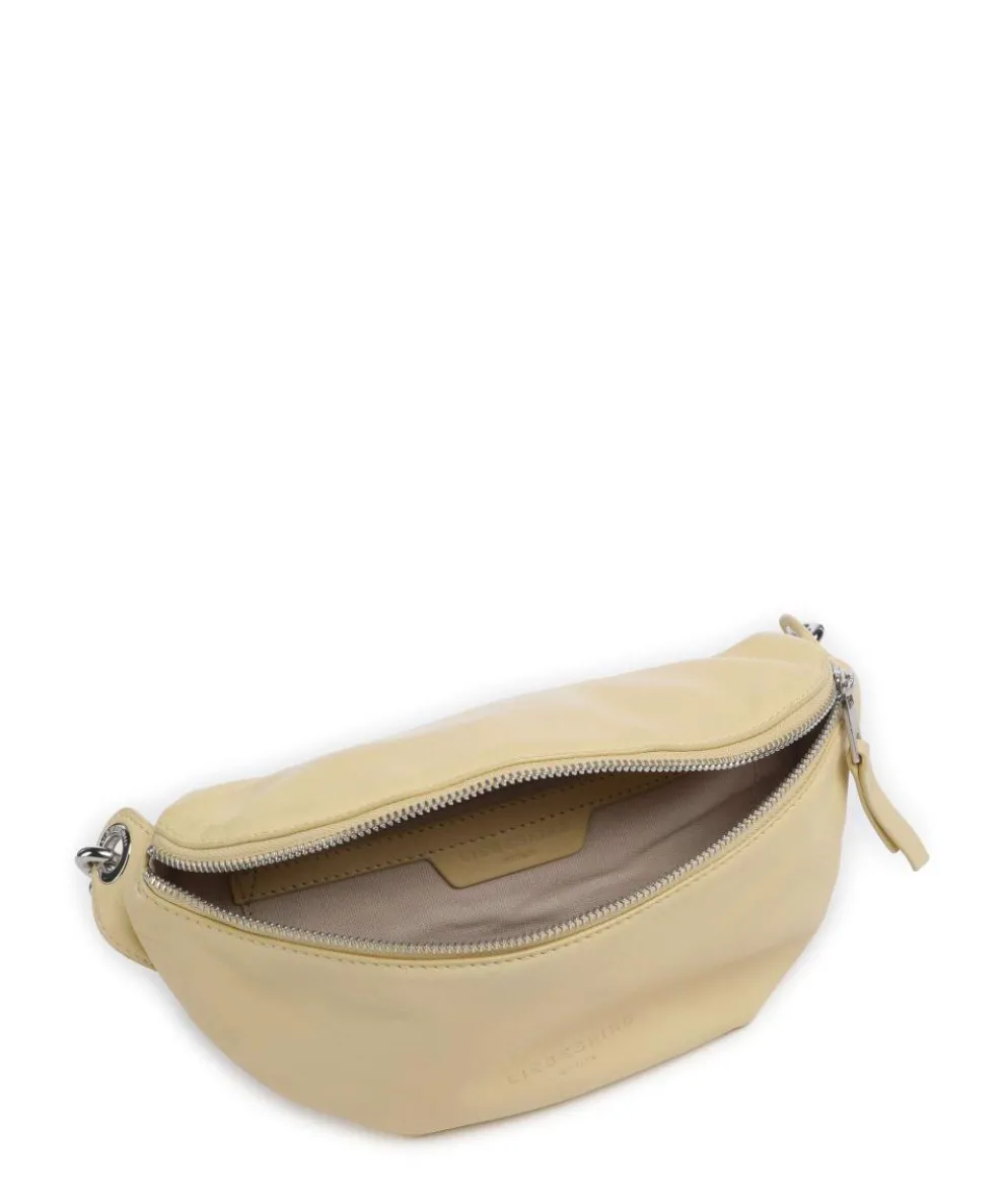 Tavia Sheep Natural Fanny pack sheepskin leather vanilla yellow