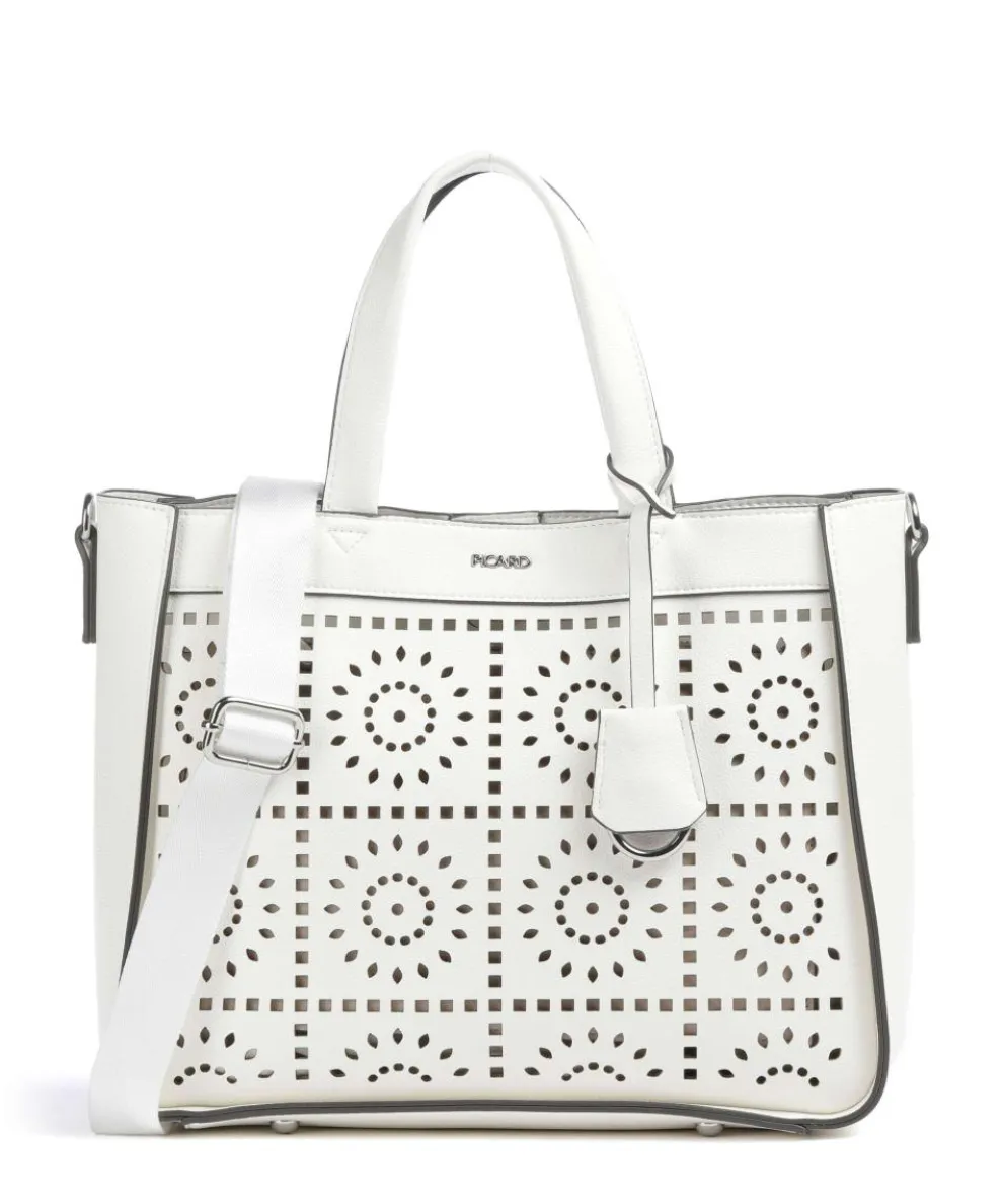Madeira Handbag imitation leather white