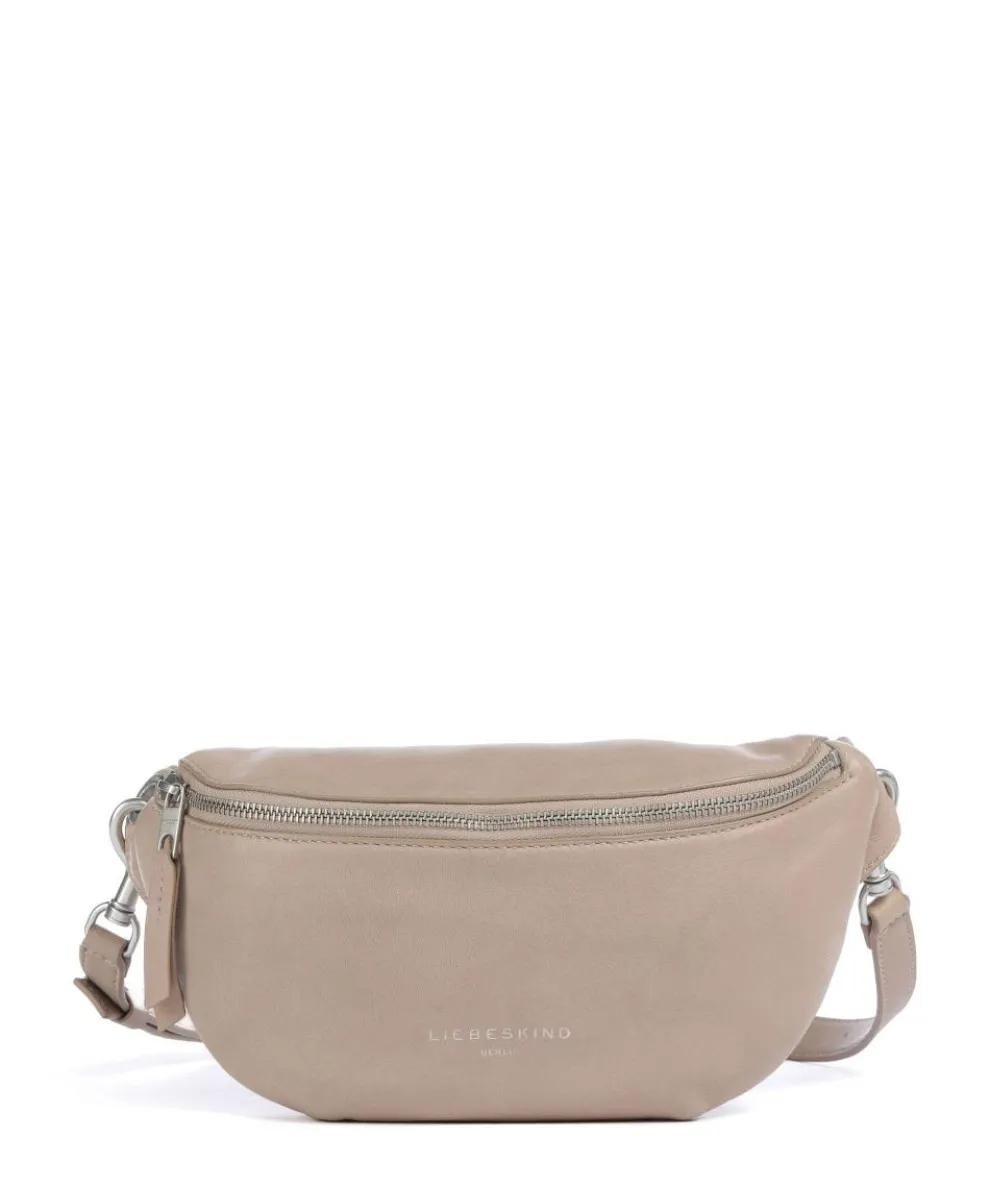 Tavia Sheep Natural Fanny pack sheepskin leather beige