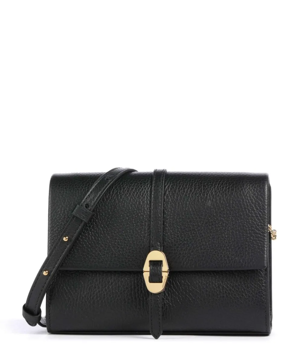 Dorian Crossbody bag grained cow leather black