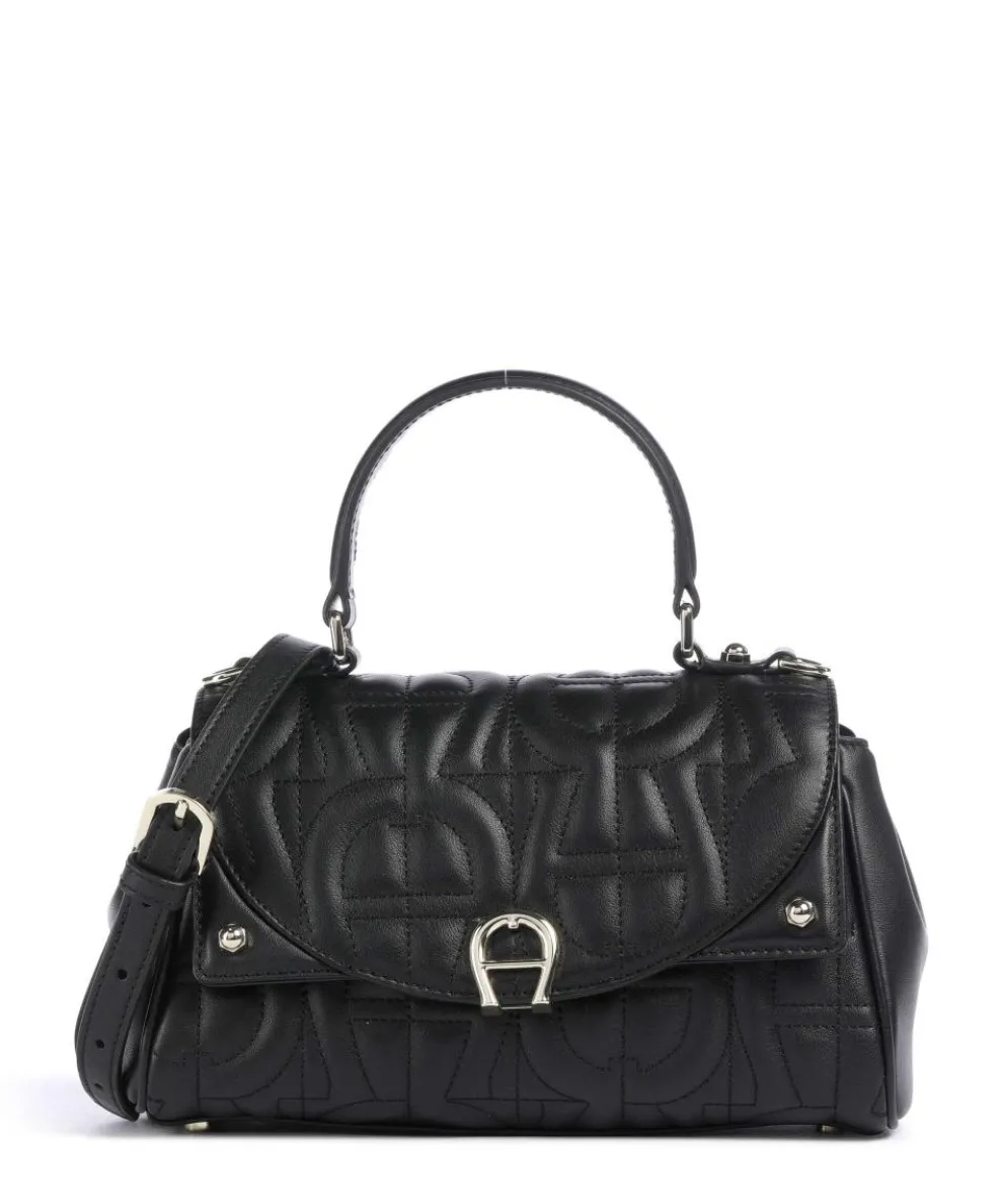 Diadora S Handbag grained cow leather black