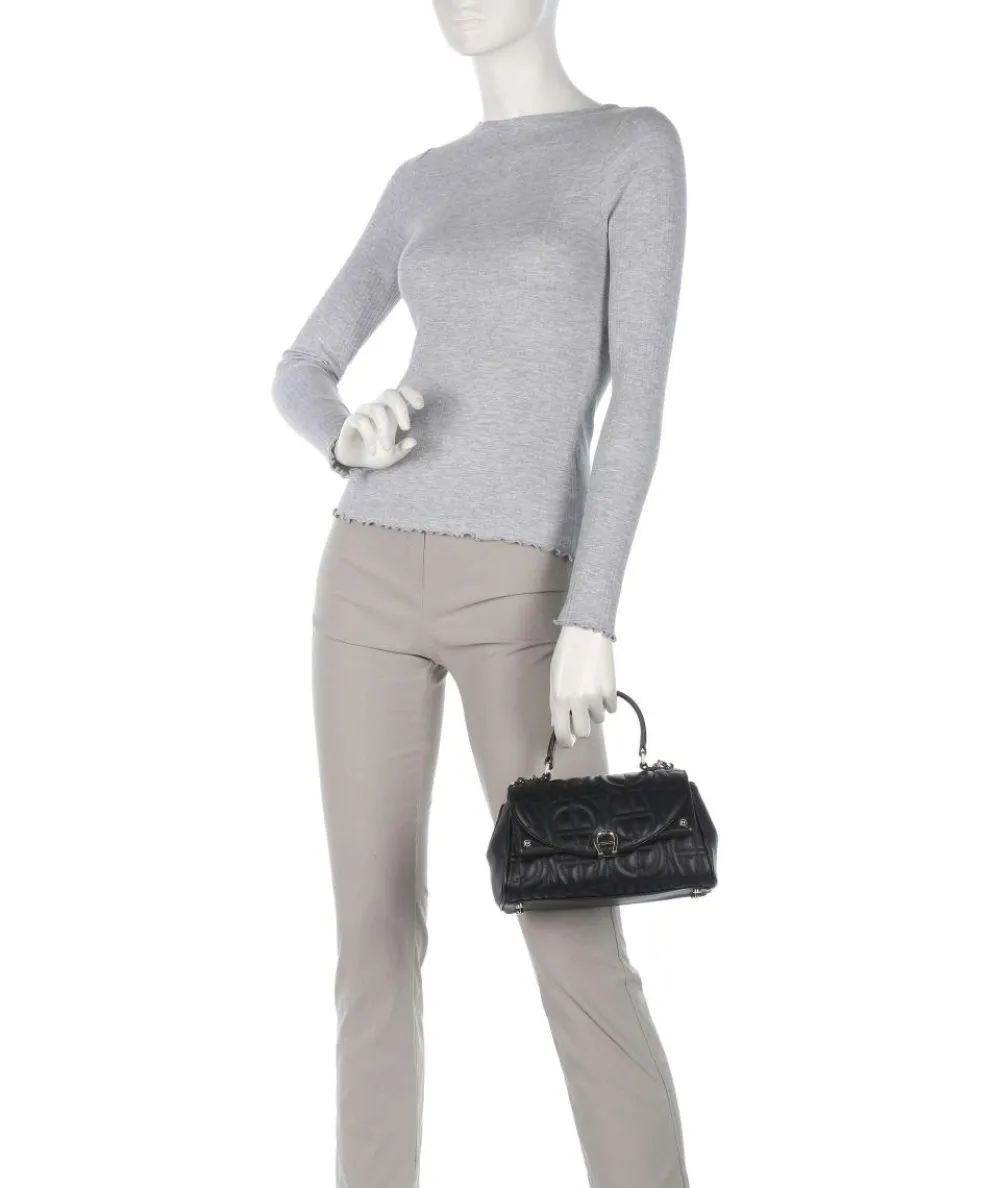 Diadora S Handbag grained cow leather black