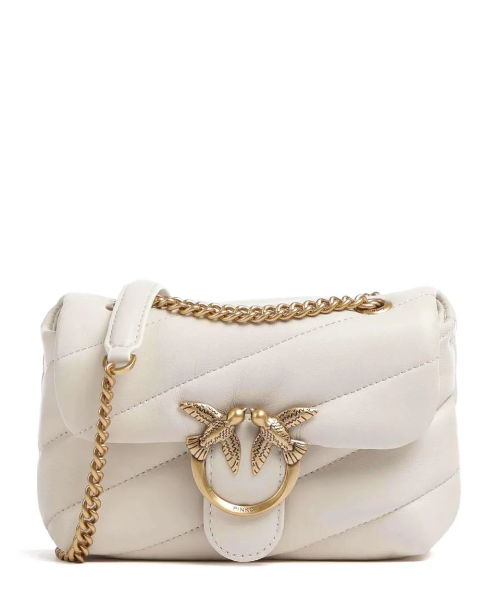Love Puff Baby Shoulder bag sheepskin leather ivory