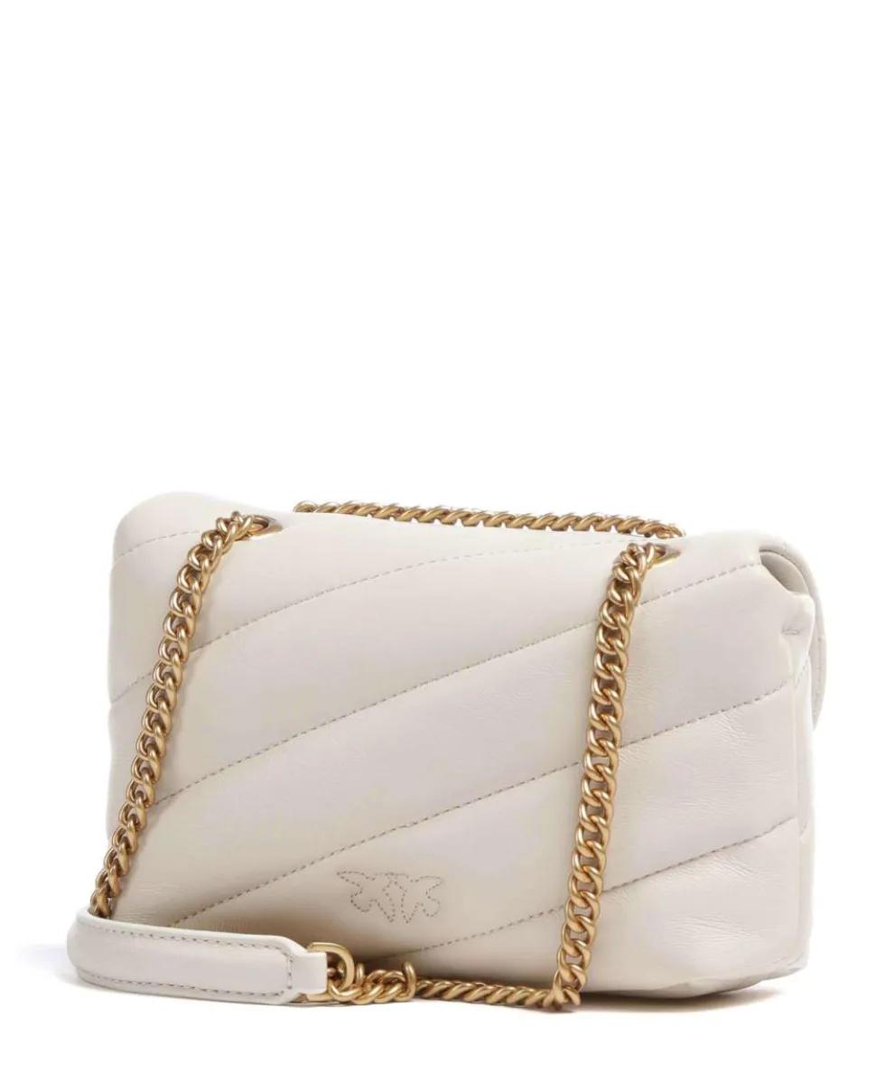 Love Puff Baby Shoulder bag sheepskin leather ivory