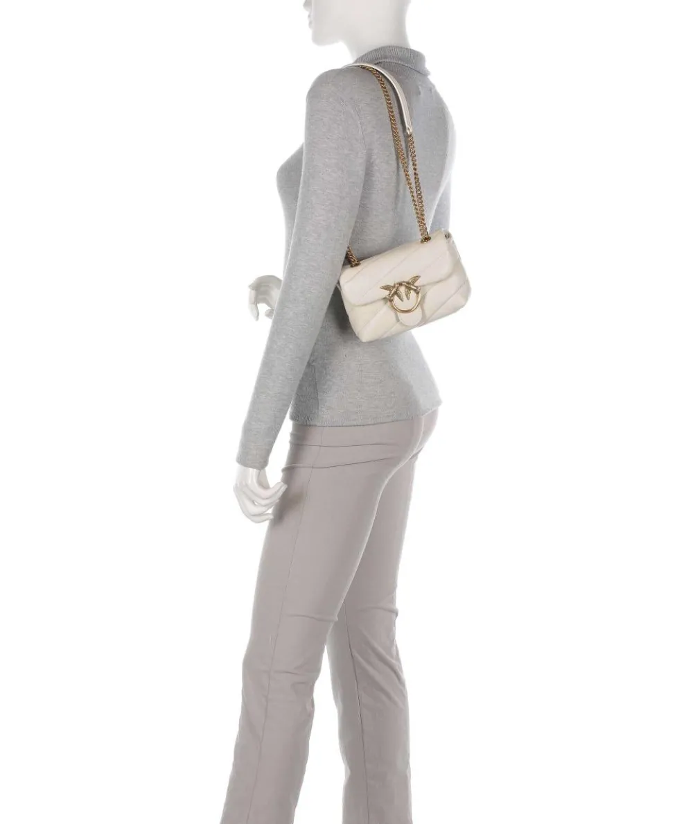 Love Puff Baby Shoulder bag sheepskin leather ivory