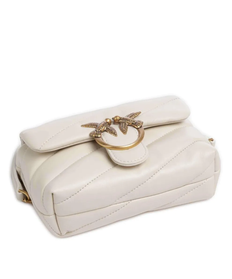 Love Puff Baby Shoulder bag sheepskin leather ivory