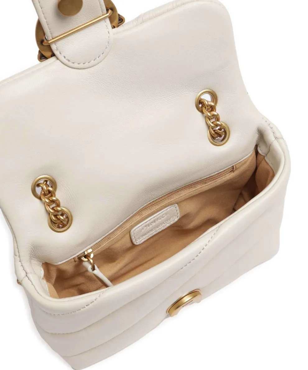 Love Puff Baby Shoulder bag sheepskin leather ivory