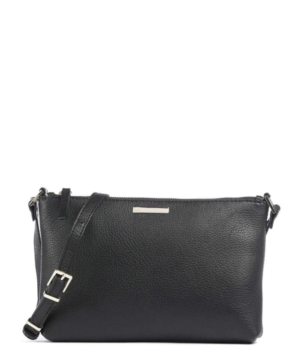 Tricial Crossbody bag grained cow leather black