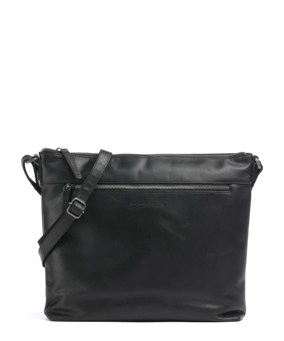 Cow Wax Pull Up Cartagena Crossbody bag cow leather black