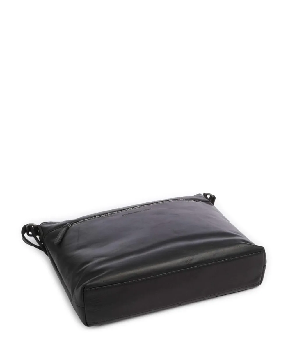 Cow Wax Pull Up Cartagena Crossbody bag cow leather black