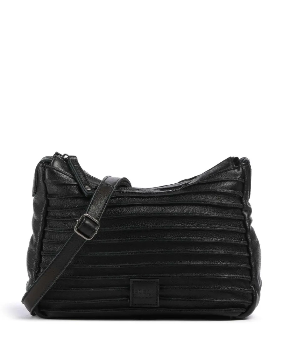 Bestseller Crossbody bag grained leather black